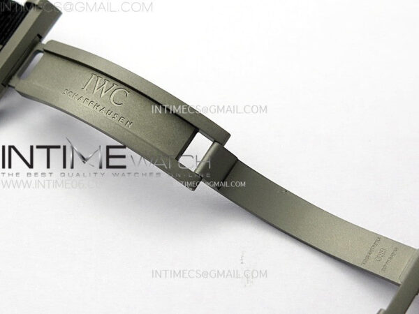 Big Pilot IW329801 Real Ceramic M+F 1:1 Best Edition Black Dial on Black Calfskin Strap SEIKO 8N-24 – Bild 12