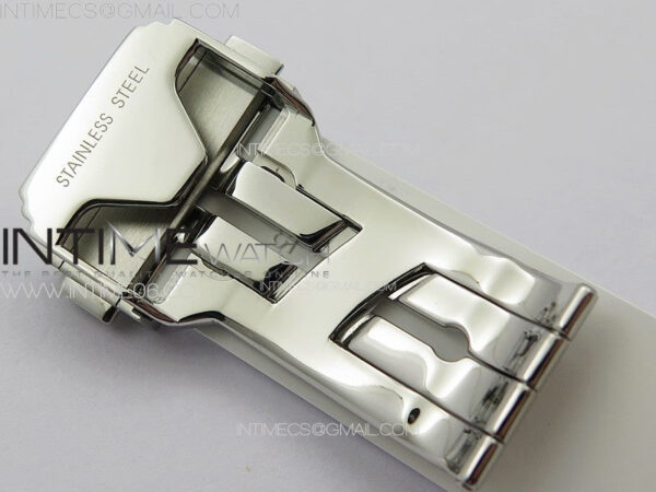 Classic Fusion Orlinski SS APSF 1:1 Best Edtion White Faceted Dial on Black Rubber Strap A2892 – Bild 12