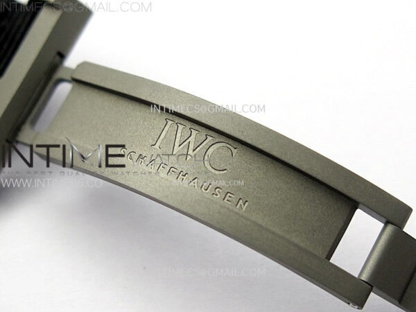 Big Pilot IW329801 Real Ceramic M+F 1:1 Best Edition Black Dial on Black Calfskin Strap SEIKO 8N-24 – Bild 13
