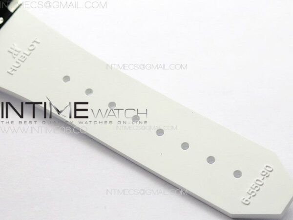 Classic Fusion Orlinski SS APSF 1:1 Best Edtion White Faceted Dial on Black Rubber Strap A2892 – Bild 15