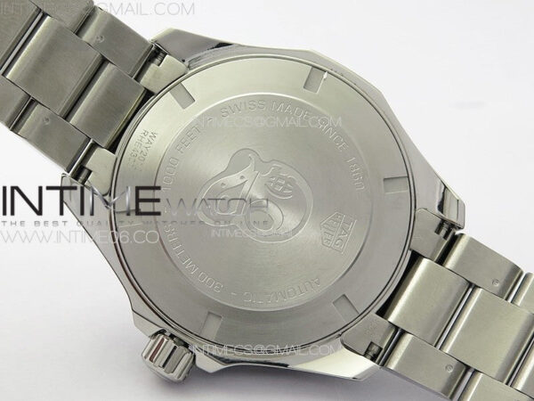 Aquaracer Calibre 5 44mm TARF 1:1 Best Edition Black Dial SS Bezel on SS Bracelet SW200 – Bild 20