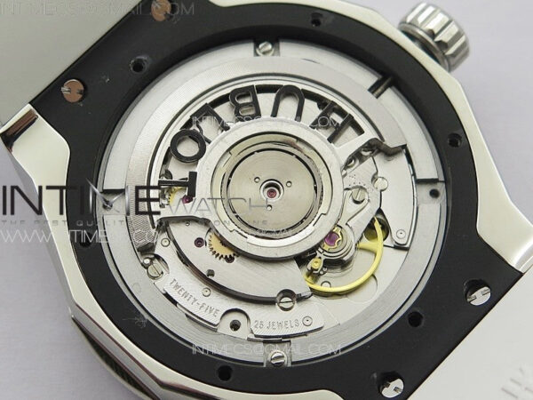 Classic Fusion Orlinski SS APSF 1:1 Best Edtion White Faceted Dial on Black Rubber Strap A2892 – Bild 21