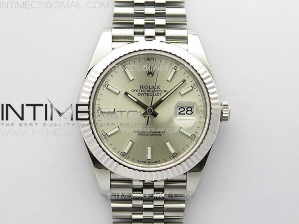 DateJust 41 126334 904L SS VSF 1:1 Best Edition Silver Dial on Jubilee Bracelet VS3235