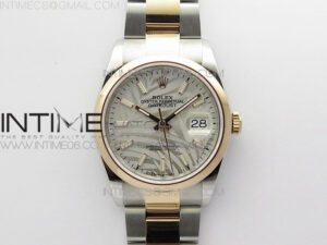 DateJust 36 SS/RG 126201 BP 1:1 Best Edition Silver/Gray Dial on Oyster Bracelet