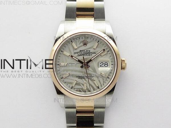 DateJust 36 SS/RG 126201 BP 1:1 Best Edition Silver/Gray Dial on Oyster Bracelet