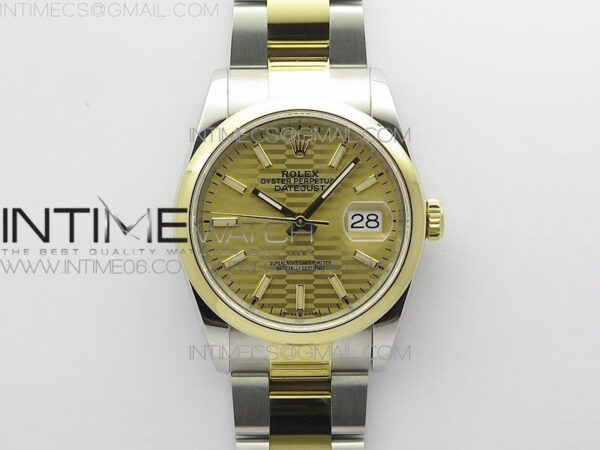 DateJust 36 SS/YG 126203 JDF 1:1 Best Edition New YG Dial on Oyster Bracelet