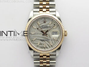 DateJust 36 SS/RG 126231 BP 1:1 Best Edition Silevr/Gray Dial on Jubilee Bracelet