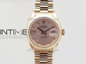 DateJust 28mm RG Bezel BP Best Edition RG Dial on RG Bracelet ETA2671