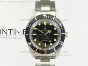 Vintage 6536 Submariner No Date SS On SS Bracelet