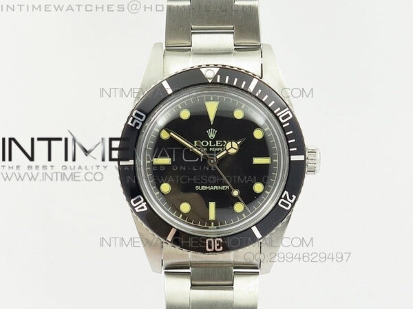 Vintage 6536 Submariner No Date SS On SS Bracelet
