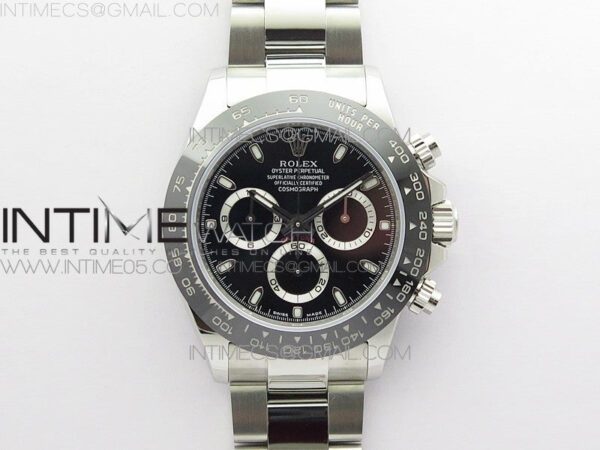 Daytona 116500 VRF 1:1 Best Edition Black Dial on SS Bracelet A7750 V2