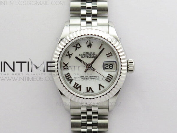Datejust 28mm 279174 SS BP Best Edition White Roman Markers Dial on SS Jubilee Bracelet ETA2671