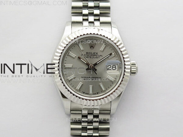 Datejust 28mm 279179 SS APSF Best Edition Silver Dial Sticks Markers on SS Jubilee Bracelet NH05