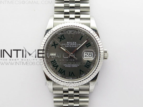 DateJust 36 SS 126234 BP 1:1 Best Edition Gray Dial on Jubilee Bracelet