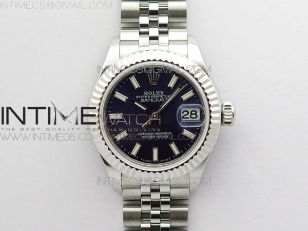 Datejust 28mm 279174 SS BP Best Edition Blue Sticks Markers Dial on SS Jubilee Bracelet ETA2671