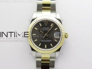 Datejust 31mm 278273 SS/YG BP Best Edition Gray Stick Markers Dial on SS/YG Oyster Bracelet