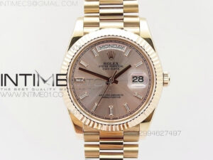 Day-Date 40 RG BP 1:1 Best 228239 RG Diamond Sticks Dial on RG Bracelet
