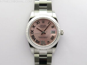 Datejust 31mm 278273 SS BP Best Edition Pink Roman Markers Dial on Oyster Bracelet