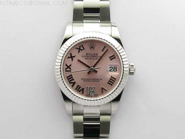 Datejust 31mm 278273 SS BP Best Edition Pink Roman Markers Dial on Oyster Bracelet