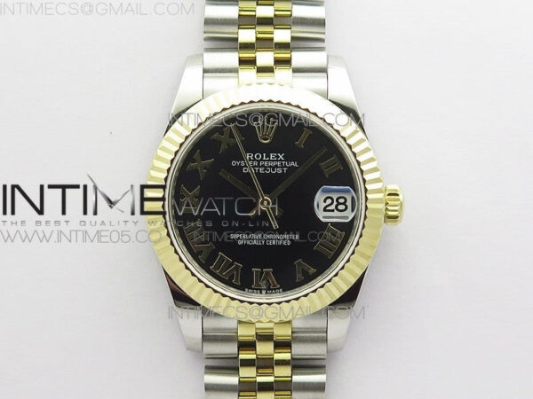 Datejust 31mm 278273 SS/YG BP Best Edition Black Roman Markers Dial on SS/YG Jubilee Bracelet