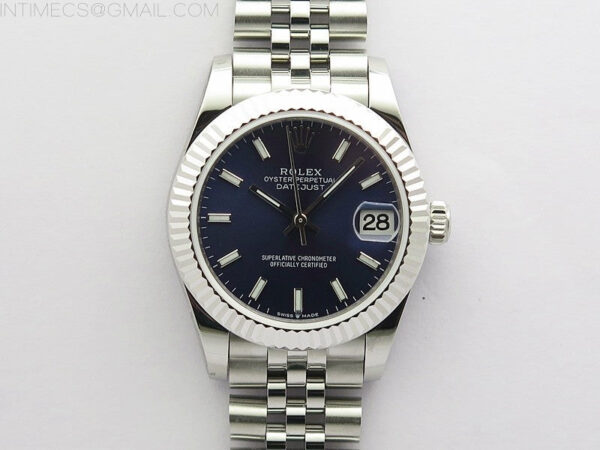 Datejust 31mm 278271 SS BP Best Edition Blue Stick Markers Dial on Jubilee Bracelet