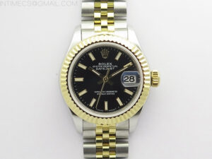 Datejust 28mm 279173 SS/YG BP Best Edition Black Sticks Markers Dial on SS/YG Jubilee Bracelet ETA2671
