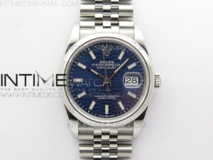 DateJust 36 SS 126200 BP 1:1 Best Edition New Blue Dial on Jubilee Bracelet