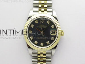 Datejust 31mm 278273 SS/YG BP Best Edition Gray MOP Diamond Markers Dial on SS/YG Jubilee Bracelet