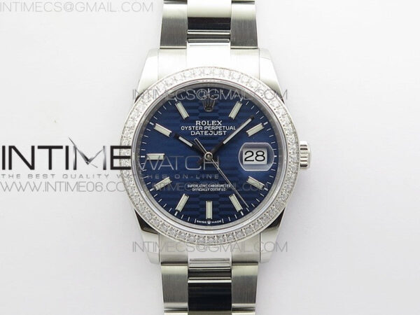 DateJust 36 SS 126234 BP 1:1 Best Edition New Blue Dial on Oyster Bracelet
