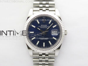 DateJust 41 126334 SS GMF 1:1 Best Edition Blue Fluted Dial on Jubilee Bracelet