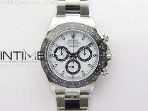 Daytona 116500 Clean 1:1 Best Edition 904L SS Case and Bracelet White Dial SA4130
