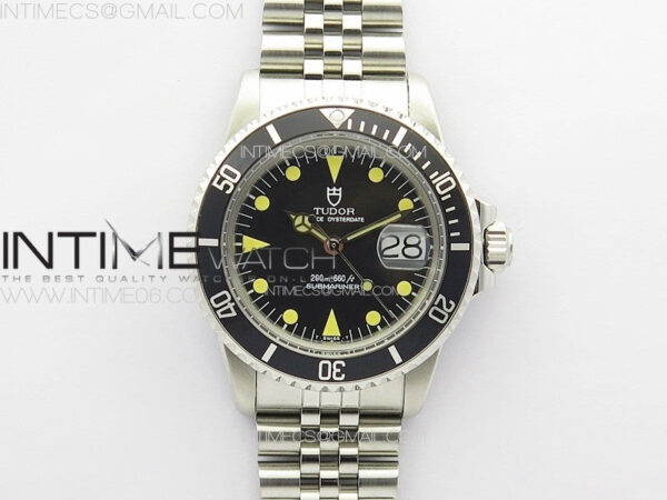 Vintage Submariner 1680 SS B12 Best Edition Black Dial on Jubilee Bracelet A2836 (Style1)