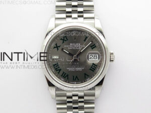 DateJust 36 SS 126200 BP 1:1 Best Edition Gray Dial on Jubilee Bracelet