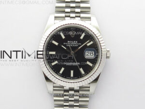 DateJust 41 126334 904L SS VSF 1:1 Best Edition Black Dial on Jubilee Bracelet VS3235