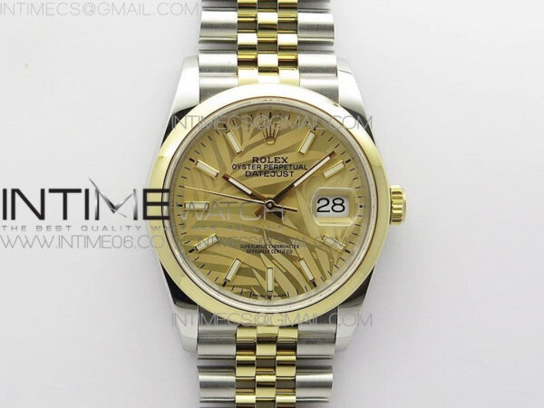 DateJust 36 SS/YG 126203 JDF 1:1 Best Edition New YG Dial on Jubilee Bracelet