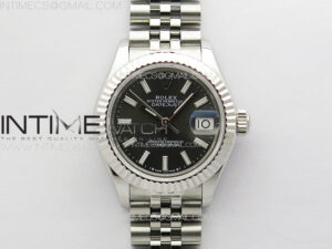 Datejust 28mm 279179 SS APSF Best Edition Gray Dial Sticks Markers on SS Jubilee Bracelet NH05