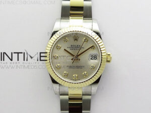 Datejust 31mm 278273 SS/YG BP Best Edition Silver Diamonds Markers Dial on SS/YG Oyster Bracelet