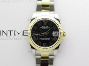 Datejust 31mm 278273 SS/YG BP Best Edition Black Roman Markers Dial on SS/YG Oyster Bracelet