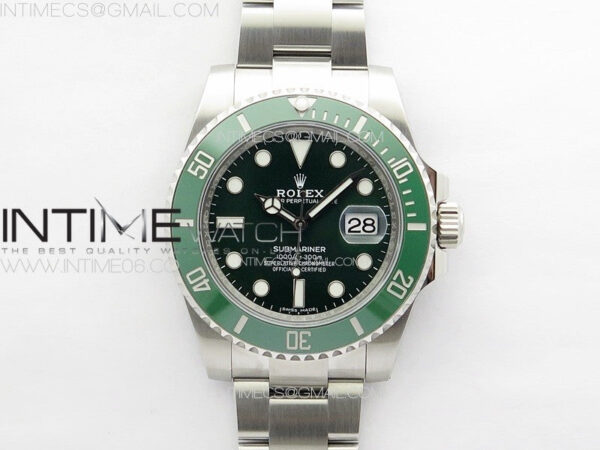 Submariner 116610LV 904L SS Case VSF 1:1 Best Edition Green Dial On 904L Bracelet SA3135