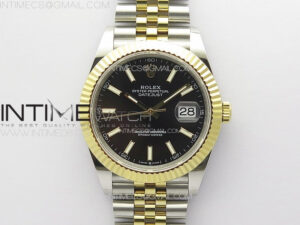 DateJust 41 126333 904L SS/YG GMF 1:1 Best Edition Black Dial On Jubilee Bracelet VR3235