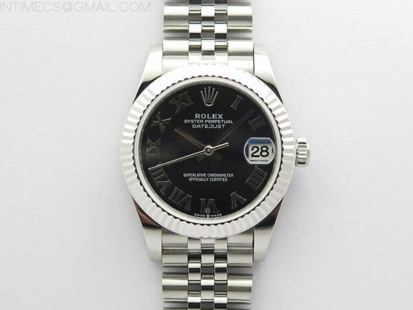 Datejust 31mm 278271 SS BP Best Edition Black Roman Markers Dial on Jubilee Bracelet