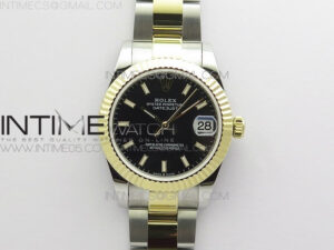 Datejust 31mm 278273 SS/YG BP Best Edition Black Stick Markers Dial on SS/YG Oyster Bracelet