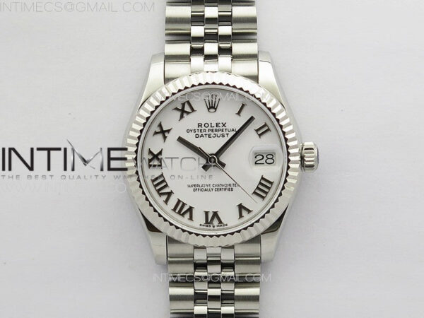 DateJust 31mm 178271 SS APSF Best Edition White Dial Roman Markers on Jubilee Bracelet A2824