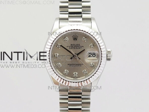 DateJust 28mm SS BP Best Edition Silver Dial on SS Bracelet ETA2671