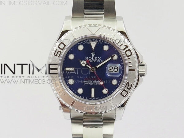 Yacht-Master 116622 904L SS GMF 1:1 Best Edition Blue Dial on 904L SS Bracelet A2836