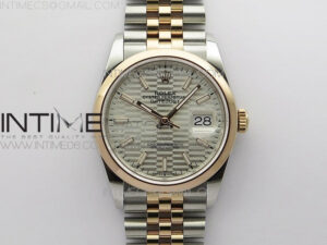 DateJust 36 SS/RG 126201 BP 1:1 Best Edition Silver Dial on Jubilee Bracelet