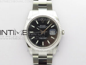 DateJust 41 126334 904L SS VSF 1:1 Best Edition Black Dial on Oyster Bracelet VS3235