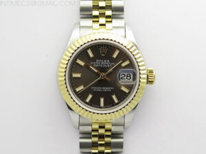 Datejust 28mm 279173 SS/YG BP Best Edition Green Sticks Markers Dial on SS/YG Jubilee Bracelet ETA2671