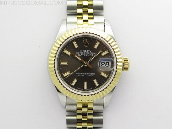 Datejust 28mm 279173 SS/YG BP Best Edition Green Sticks Markers Dial on SS/YG Jubilee Bracelet ETA2671