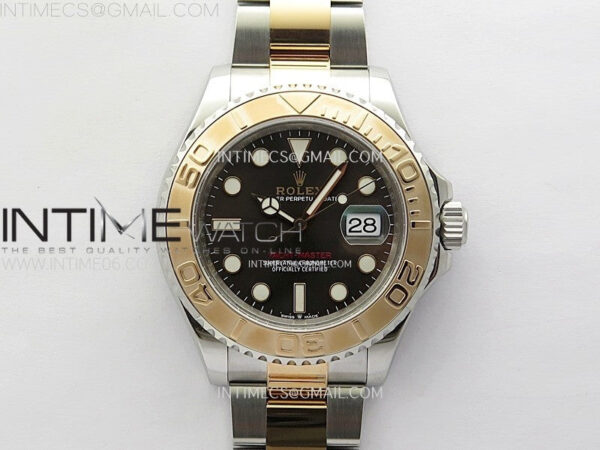 Yacht-Master 126621 904L/RG VSF 1:1 Best Edition Brown Dial On 904L/RG Bracelet VS3235